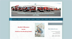 Desktop Screenshot of feuerwehr-bernburg.de