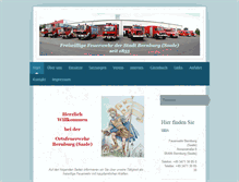 Tablet Screenshot of feuerwehr-bernburg.de